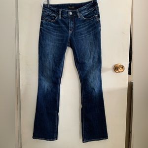 Elyse slim boot silver jeans